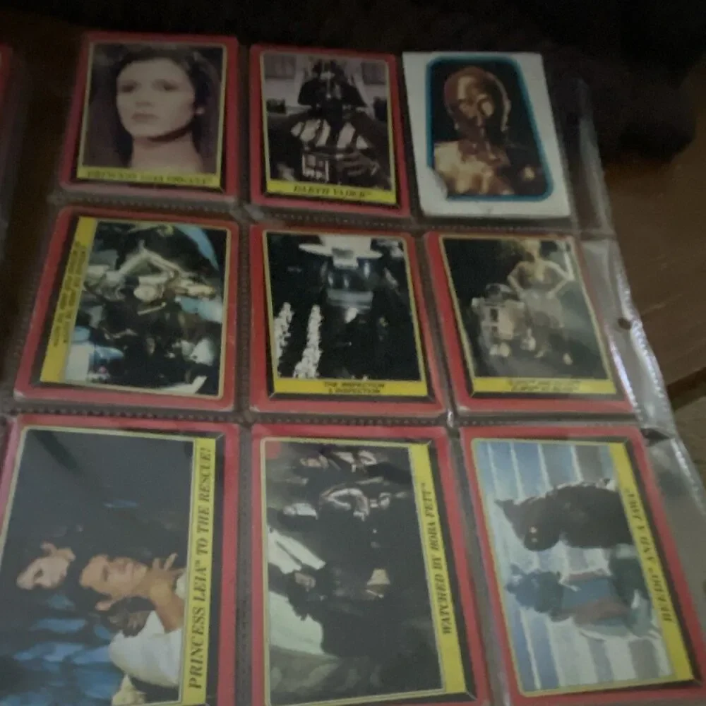 Star Wars Return of the Jedi 1983 Non-Sport Trading Card Lot Topps